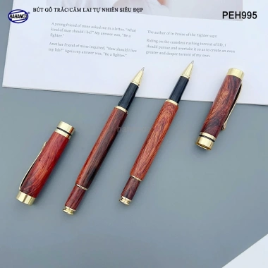 Bút Ký Gỗ Trắc HAHANCO Đủ Mẫu - May Mắn Tài Lộc, Giá chỉ 240.000₫ Giảm 20% 3