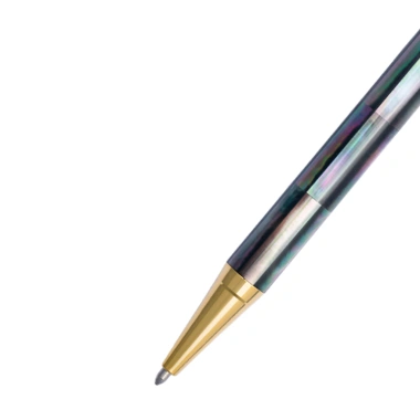 Bút ký khắc tên BLUSAIGON Ngọc trai đen Tahiti mạ titanium gold - Giá 1.699.000 VNĐ