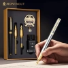 Bút ký Montagut 803 khắc tên - Quà tặng doanh nghiệp cao cấp, full box kèm lọ mực & ngòi thay thế 9