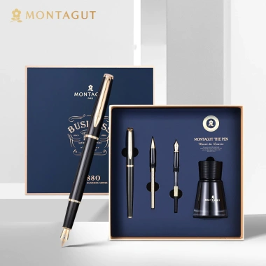 Bút ký Montagut cao cấp 2k0 - Khắc tên và logo miễn phí, full box, chỉ 1tr