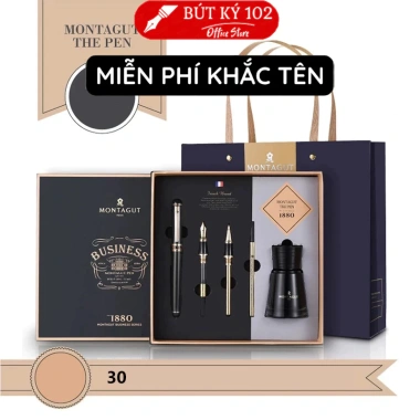 Bút ký Montagut cao cấp khắc tên miễn phí logo Full box quà tặng sang trọng 945k Bút ký Montagut cao cấp khắc tên miễn phí logo Full box quà tặng sang trọng 945k