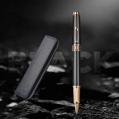Bút ký Montagut M801 Đen - Khắc tên logo miễn phí, full box, giảm giá 1.2tr