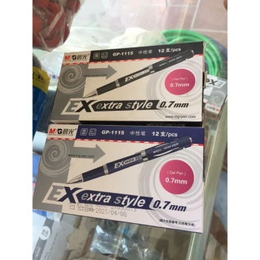 Bút ký nước Extra Style gel M&G 0.7mm - Hộp 12 cây xanh, giảm còn 240k (giá gốc 312k) 2
