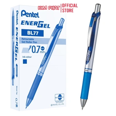 Bút Ký Pentel BL77 Ngòi 0.7mm - Bút Bi Bấm Giá 36.000 VND, Siêu Mỏng, Độ Bền Cao