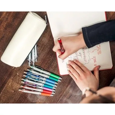 Bút Ký Pentel BL77 Ngòi 0.7mm - Bút Bi Bấm Giá 36.000 VND, Siêu Mỏng, Độ Bền Cao 3