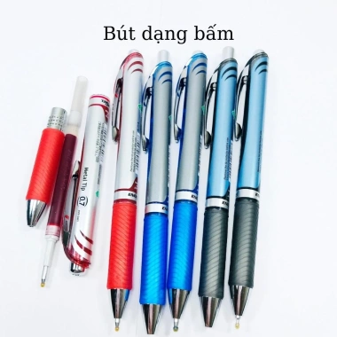 Bút ký Pentel Energel Gel 0.5‑0.7‑1.0mm, mực xanh‑đỏ‑đen, ruột thay thế, giá chỉ 22.199₫