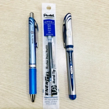 Bút ký Pentel Energel Gel 0.5‑0.7‑1.0mm, mực xanh‑đỏ‑đen, ruột thay thế, giá chỉ 22.199₫