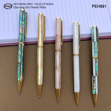 Bút ký phong thủy khảm ốc biển cao cấp đủ màu - Quà tặng ý nghĩa, giảm giá 350k