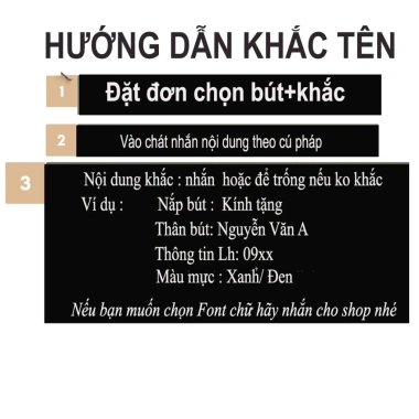 Bút ký tên cao cấp BK12 khắc tên - Quà tặng cô giáo, sinh nhật Fullbox, chỉ 65.000 3