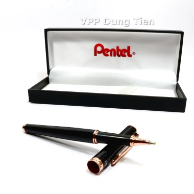 Bút ký tên cao cấp Pentel kim loại mạ vàng - Bút doanh nhân kèm hộp, giảm giá 450.000₫