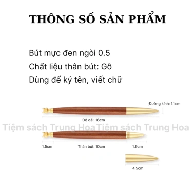 Bút ký tên đầu bút 12 con giáp sang trọng phong thủy giảm 22% chỉ 79.000₫ 2