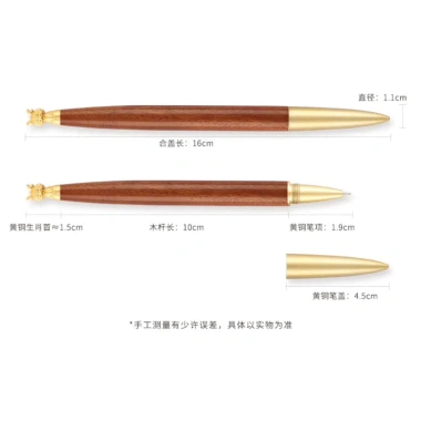 Bút ký tên đầu bút 12 con giáp sang trọng phong thủy giảm 22% chỉ 79.000₫ 9