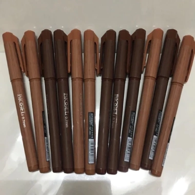 Bút Ký Vân Gỗ Biogel GP983 0,7mm Nét Trơn Viết Nhanh Khô 12c chỉ 89.000 VND