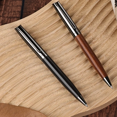 Bút ký vỏ gỗ tự nhiên & hợp kim VP02 - Sang trọng, quà tặng độc đáo, chỉ 98.000₫
