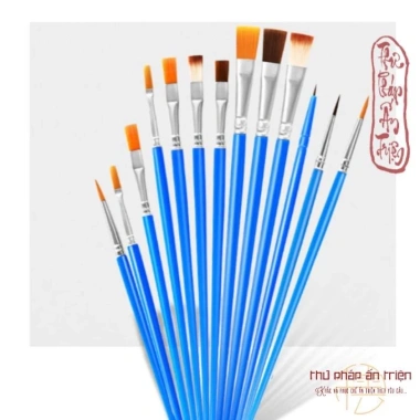 Bút Lông Bộ 10 Cọ Vẽ Màu Nước & Sơn Dầu Sợi Artist Brush – Miễn Phí Vận Chuyển, Giá 47.880₫