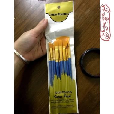 Bút Lông Bộ 10 Cọ Vẽ Màu Nước & Sơn Dầu Sợi Artist Brush – Miễn Phí Vận Chuyển, Giá 47.880₫