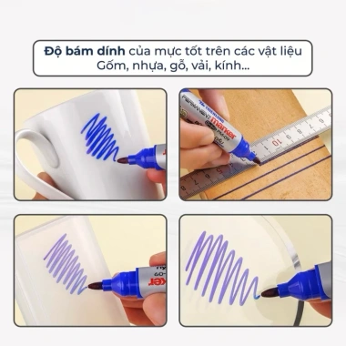 Bút lông dầu PM09 lớn, PM04 nhỏ - mực khô nhanh, bám mọi chất liệu, khó tẩy - 22.000đ 8