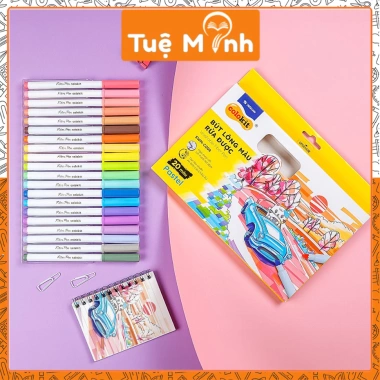Bút lông Fiber SWM-C008 Pastel Colokit 20 - Thiên long, rửa được, viết bullet journal, giảm giá 74.800đ 4