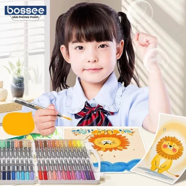 Bút Màu Acrylic Marker Bossee Đầu Lông Mềm - Hộp 24/36/48/60 Màu Tươi Sáng, Thích hợp Bullet Journal, Giá 85.000₫ 4