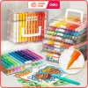 Bút Màu Acrylic Marker Roller Đầu Lông Mềm Deli 24/36/48/60 - Giá ưu đãi 295.000 Journal