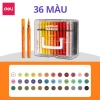 Bút Màu Acrylic Marker Roller Đầu Lông Mềm Deli 24/36/48/60 - Giá ưu đãi 295.000 Journal 9