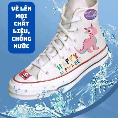 Bút Màu Acrylic Marker - Vẽ Chồng Màu, Màu Tươi Sáng, Trên Mọi Chất Liệu, 42.000₫