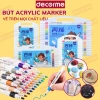 Bút Màu Acrylic Vẽ Đa Chất Liệu - Giá Ưu Đãi 39.000, Phù Hợp Đồ Chơi Mỹ Thuật 7