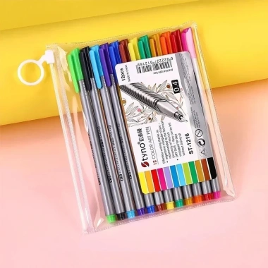 Bút Màu Fineliner 12 Cây 0.4mm - Vẽ, Bullet Journal, Manga, Ghi Chú, Doodle - Giá 34.000 VND