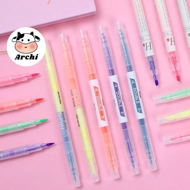 Bút màu hai đầu Double CM 3/6 màu - Sáng tạo không giới hạn, giá chỉ 12.900₫