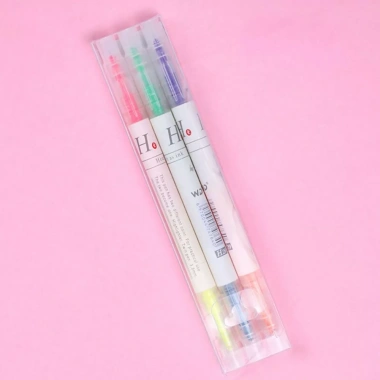 Bút màu Highlight Pastel 6/3 2 đầu đa màu SHIORI - Nhớ dòng, giá 31.000 VND 10