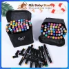 Bút màu Marker Touch 48 màu 2 đầu - An toàn cho bé, kèm túi vải, giảm giá 89.000đ
