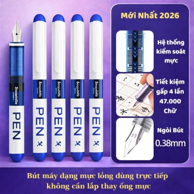 Bút Máy Gel FP34 0.38mm Mực Nhanh Khô Viết Êm Trơn cho Bé Lớp 1-2 25.000đ