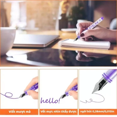 Bút Máy Gel FP34 0.38mm – Mực Nhanh Khô, Viết Êm Trơn, Chuẩn Nét Chữ cho Học Sinh Tiểu Học 8