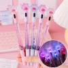 Bút Mực Gel 0.38mm Màu Đen In Họa Tiết Hoạt Hình Dễ Thương cho Bé Gái 2