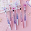 Bút Mực Gel 0.38mm Màu Đen In Họa Tiết Hoạt Hình Dễ Thương cho Bé Gái 3
