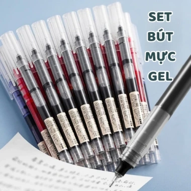 Bút Mực Gel 0.5mm Nhanh Khô Nhiều Màu Viết Mịn Không Lem Giá Ưu Đãi 21.460đ