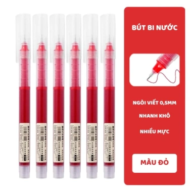 Bút Mực Gel 0.5mm Nhanh Khô Nhiều Màu Viết Mịn Không Lem Giá Ưu Đãi 21.460đ