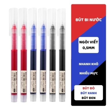 Bút Mực Gel 0.5mm Nhanh Khô Nhiều Màu Viết Mịn Không Lem Giá Ưu Đãi 21.460đ
