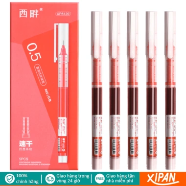 Bút Mực Gel Đen Đỏ 0.5mm Nhanh Khô Sức Chứa Lớn Viết Trơn Xipan Giá 33.000₫