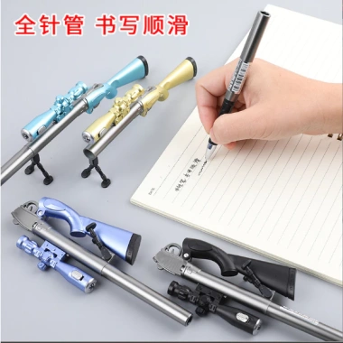 Bút Mực Gel Hình Súng Đèn Chiếu Sáng: Viết Siêu Sáng, Giá Chỉ 9.791₫