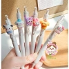 Bút Mực Gel Vỏ Trắng Cute, Mực Đen, Ngòi 0.5mm, Nhanh Khô - Giá 14.500 2