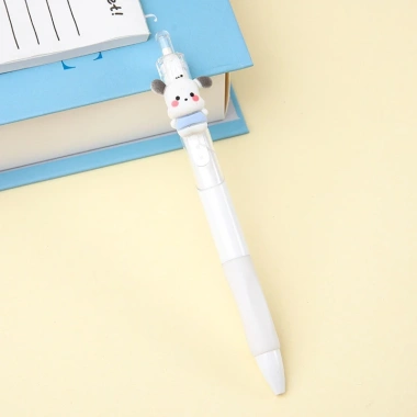 Bút Mực Gel Vỏ Trắng Cute, Mực Đen, Ngòi 0.5mm, Nhanh Khô - Giá 14.500 10 Bút Mực Gel Vỏ Trắng Cute, Mực Đen, Ngòi 0.5mm, Nhanh Khô - Giá 14.500 10