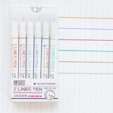 Bút mực hai ngòi double line 0.5mm Lalunavn A31 - Đa màu, thích hợp bullet journal, giảm còn 13.990₫ 3