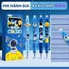 Bút mực xoá được ngòi 0.5mm - Gel xanh, viết êm tay, luyện chữ đẹp học sinh cấp 1 10