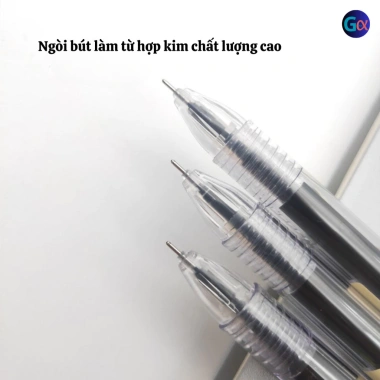 Bút Muji mực gel ngòi 0.5 va 0.35mm luyện viết Hán tự, nhanh khô không lem, giá 12.000 VND