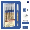 Bút Muji mực gel ngòi 0.5 va 0.35mm luyện viết Hán tự, nhanh khô không lem, giá 12.000 VND 10