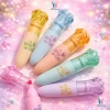 Bút nhớ dạ quang highlight vỉ 6 cây hình bàn chân mèo kèm túi zip - Giá 35.000đ
