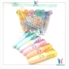 Bút nhớ dạ quang highlight vỉ 6 cây hình bàn chân mèo kèm túi zip - Giá 35.000đ 3