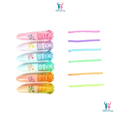 Bút nhớ dạ quang highlight vỉ 6 cây hình bàn chân mèo kèm túi zip - Giá 35.000đ 8 Bút nhớ dạ quang highlight vỉ 6 cây hình bàn chân mèo kèm túi zip - Giá 35.000đ 8