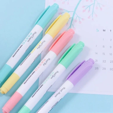 Bút nhớ dòng dấu highlight dạ quang Thiên Long Pazto HL-016 màu pastel rửa được 18.000₫